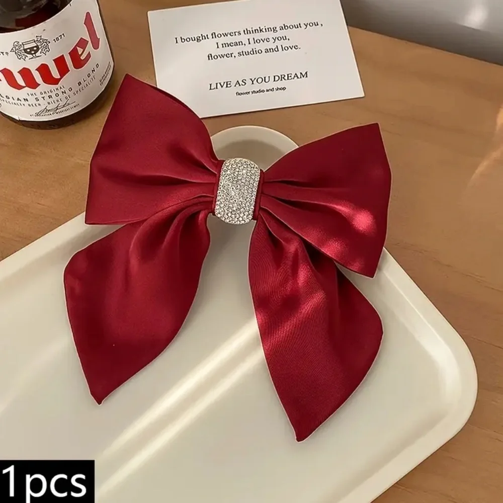 Elegant Red Hair Bows